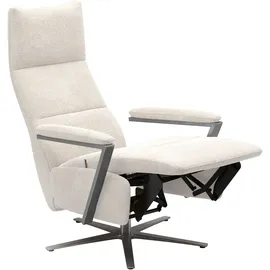sit&more TV-Sessel Vario Comfort Polyester 70 x 124 x 85 cm Beige mit Kopfteilverstellung