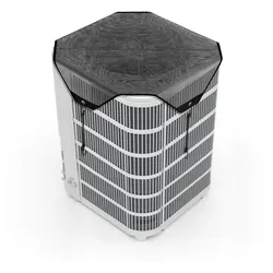 VEVOR Klimaanlagenabdeckung für Außengeräte, 810 x 810 mm, Schutzabdeckung für Klimaanlagen, PVC Netzabdeckung mit elastischen Haken, reißfest, für den Außenbereich, alle Jahreszeiten, schwarz