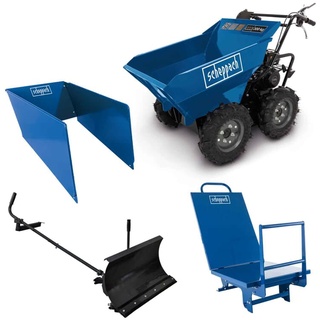 Scheppach Dumper DP3100 Benzin Motorschubkarre Muldenkipper 300kg Komplettset
