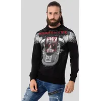 Cipo & Baxx "Sweatshirts", Herren, Gr. L, schwarz, 80%