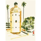 Diogenes Verlag AG Torre del Oro, Seville (Postkarte, 20 Ex)