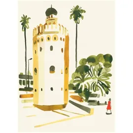 Diogenes Verlag AG Torre del Oro, Seville (Postkarte, 20 Ex)