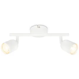 Brilo Briloner 1xGU10 schwenkbar 27,5 cm weiß