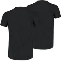 Puma Herren T-Shirt 2er Pack - Basic Crew Tee, Vorteilspack, Rundhals, Kurzarm, uni Schwarz M