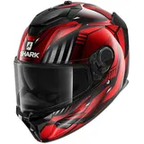 Shark Spartan GT Replikan, Integralhelm - Schwarz/Rot/Grau - XS