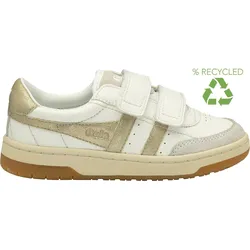 Gola Falcon Mirror Strap Sneaker Kids white/gold (WY) 36