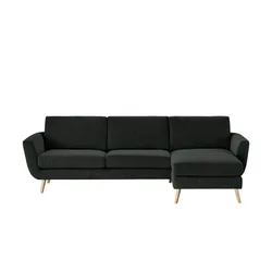 SOHO Ecksofa  Smilla , schwarz , Maße (cm): B: 274 H: 85 T: 156