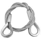 Eurolite Stahlseil 600x3mm silber mit Kausche