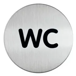 DURABLE Hinweisschild WC 4907 23 D83mm
