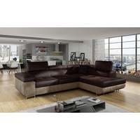 yourhouse24 Ecksofa ANTON L-form Schlafsofa Wohnlandschaft Links Rechts Couch Bettkasten