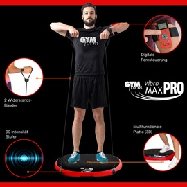 Gymform Gymform® Vibrationsplatte 3d Fitness Ganzkörper VibroMax Pro