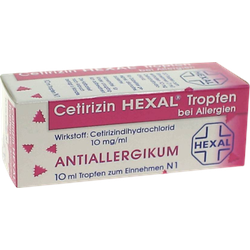 Cetirizin Hexal Tropfen bei Allergien 10 ml