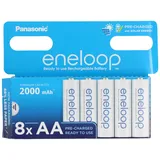 Panasonic eneloop AA 2000 mAh BK-3MCDE/8BE 8er Mignon Blister