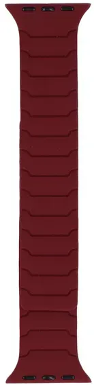 Neues Armband für die Smartwatch GlacierX Silicone Magnetic ExoStripe Burgundy für die Apple Watch 38/40/41mm Bordeaux.