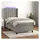 vidaXL Boxspringbett 100 x 200 cm Hellgrau