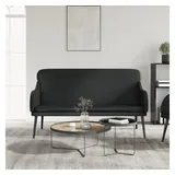 vidaXL Sitzbank Schwarz 110x76x80 cm Kunstleder
