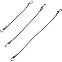 Unitec Gepäckspannerset 3-tlg.L.60,80,100cm m.Karab.h.UNITEC