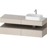 Duravit Waschtischunterschrank wandhängend „Qatego“ 160 × 60 × 55 cm