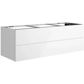 Neoro Waschbeckenunterschrank n50 2 Auszüge 140 x 47 cm Weiß