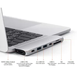 Satechi Type-C Pro Hub 4K HDMI silver