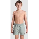 Badeshorts Jungen Einfarbig R - Jade-black - 152