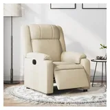 vidaXL Relaxsessel, Elektrisch Creme Stoff