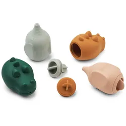 LIEWOOD - Carolina Squeezy Spielzeug, taubenblau multi mix (4er-Set)