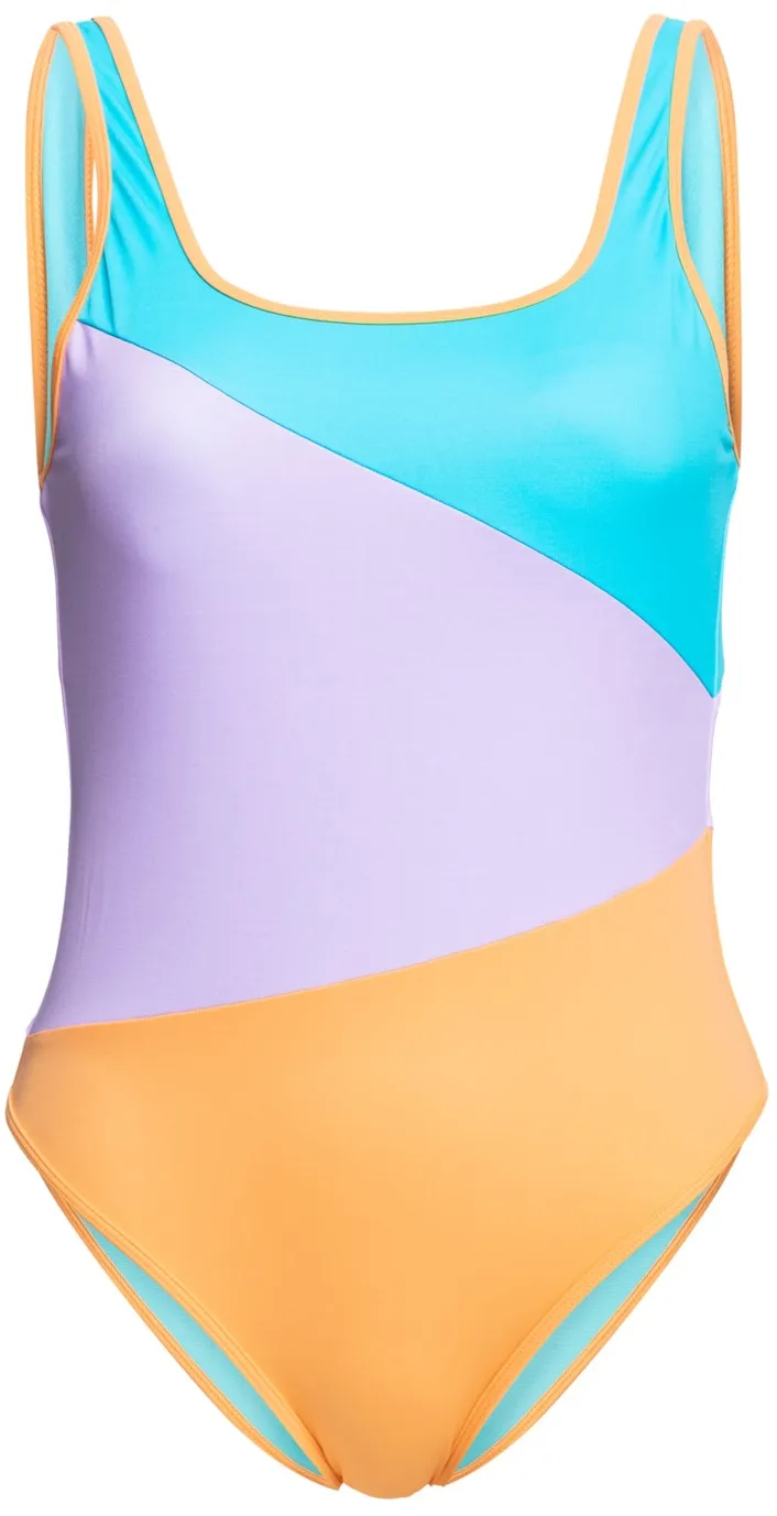 Roxy Badeanzug »Colorblock Party« Roxy Bachelor Button XXL