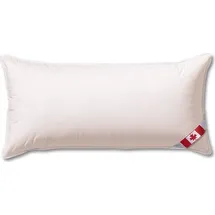 Künsemüller Daunenkissen Canadische Schneegans 40 x 80 cm Weiß