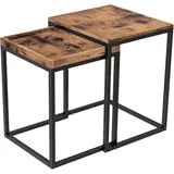 holz4home® 2er Set Couchtische Lannies