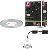 Paulmann Nova Mini Coin 1er Set rund Aluminium 4 W 2700 K