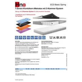 Hn8 Schlafsysteme Eco Spring Basic 80 x 200 cm H1