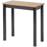 Hagge home Schreibtisch Schwarz, Holz, 75x75x38 cm, Arbeitszimmer, Schreibtische,
