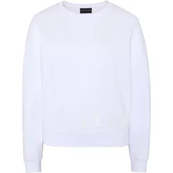 Sweatshirt mit farblich abgestimmten Logo über dem Saum S