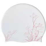 Badekappe Wasserdicht Blaue Badekappe Damen wasserdichte Schwimmkappe Silikon rutschfeste Badehaube Damen Badehaube Geeignet für Langes und Kurzes Haar Unisex