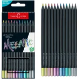 Faber-Castell Black Edition Metallic Buntstifte farbsortiert, 12 St.