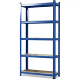 Karat Schwerlastregal - Blau - für Keller & Werkstatt - Traglast Bis 1250 kg 220 x 90 x 60 cm