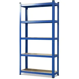 Karat Schwerlastregal - Blau - für Keller & Werkstatt - Traglast Bis 1250 kg 220 x 90 x 60 cm