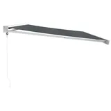 vidaXL Einziehbar Markise 500 x 300 cm anthrazit 3154540