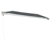 vidaXL Einziehbar Markise 500 x 300 cm anthrazit 3154540