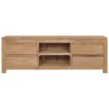 vidaXL TV-Schrank 115x30x40 cm Massivholz Teak