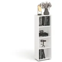 Komto Regal 40 cm breit Weiß - Bücherregal mit