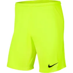 NIKE Park III Dri-FIT Knit Fußballshorts Kinder volt/black XS (122-128 cm)