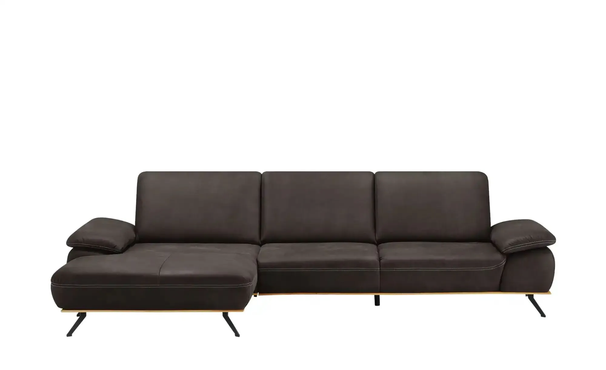 meinSofa Ecksofa  Fiona , braun , Maße (cm): B: 322 H: 89 T: 187.0