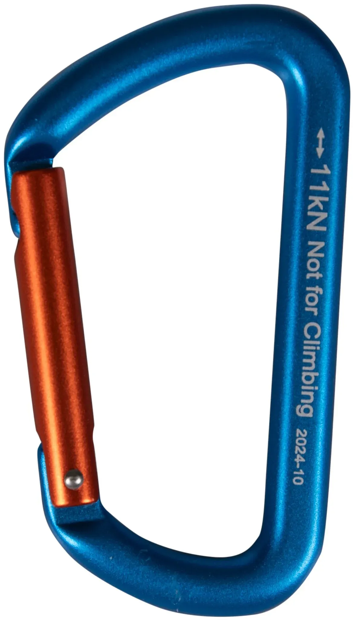 Tree Runner Materialkarabiner D80, blau-orange