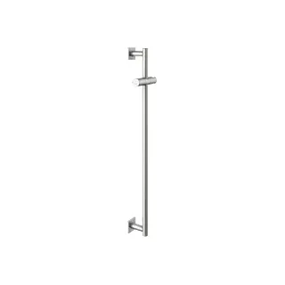 Keuco IMXO Brausestange 855 mm, Rosette eckig 59585210902 edelstahl-finish, Höhe 855mm, Brauseschieber, Rosetten