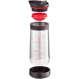 Tefal Ingenio K20730 Dressing Mixer | Durchmesser:19 cm | Material: Kunststoff | Leicht zu reinigen | Spülmaschinengeeignet | Farbe: Rot / Schwarz / Transparent