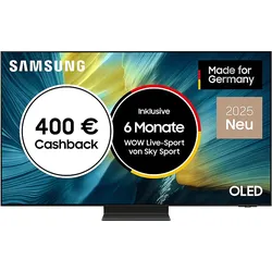 SAMSUNG OLEDGQ65S95F OLED 4K Vision AI Smart TV (65 Zoll / 163 cm, UHD 4K, SMART TV, TizenTM TV)