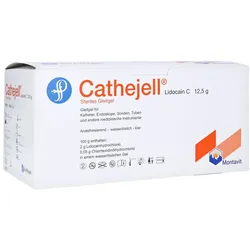 Cathejell Lidocain C steriles Gleitgel Z 25 St