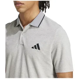 adidas Essentials SMALL Logo Pique Polo Shirt Schwarz XL